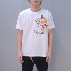 S-2062A [Tシャツ 花鳥文様 白 LL]