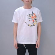 S-2062A [Tシャツ 花鳥文様 白 LL]