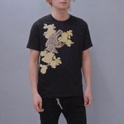 S-2038A [Tシャツ 鷹梅 黒 3L]