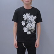 S-2190A [Tシャツ 桜龍 黒 S]