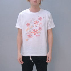 S-2746 [Tシャツ ハローキティ小桜 白 WM]