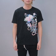 S-2747 [Tシャツ ハローキティ富貴花 黒 WM]