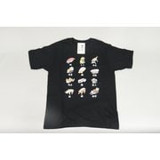 S-3305 [Tシャツ 寿司猫ネタ 黒 S]