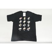 S-3305 [Tシャツ 寿司猫ネタ 黒 L]