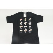 S-3305 [Tシャツ 寿司猫ネタ 黒 LL]