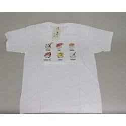 S-3306 [Tシャツ 寿司猫帽子 白 S]
