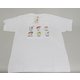 S-3306 [Tシャツ 寿司猫帽子 白 L]