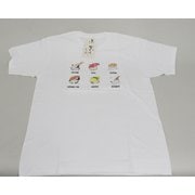 S-3306 [Tシャツ 寿司猫帽子 白 L]