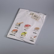 S-3306 [Tシャツ 寿司猫帽子 白 3L]