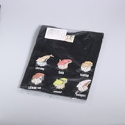 S-3306 [Tシャツ 寿司猫帽子 黒 S]
