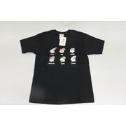 S-3306 [Tシャツ 寿司猫帽子 黒 L]