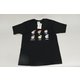 S-3306 [Tシャツ 寿司猫帽子 黒 3L]
