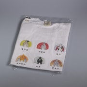 S-3307 [Tシャツ 寿司猫お尻 白 3L]