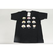 S-3307 [Tシャツ 寿司猫お尻 黒 LL]