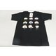 S-3307 [Tシャツ 寿司猫お尻 黒 3L]