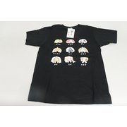 S-3307 [Tシャツ 寿司猫お尻 黒 3L]