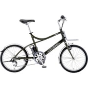 電動アシスト自転車 20型 外装7段変速 14L-FJE99 LGS-MV E MATT OLIVE SILVER LOGO