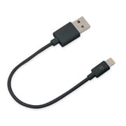 ブラック MFI認証 Lightningケーブル 0.2m