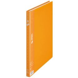 クリアーファイル スーパーエコノミータイプ 縦型ヨコ入れ A4-S 溶着式 イエロー FC-124SI