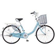 シティサイクル Alumi Star U(アルミスター U) ダイナモライトタイプ 24型 内装3段変速 アルミナブルー DAU4352 OB41