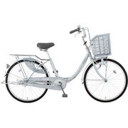 シティサイクル MakeUP U(メイクアップ U) オートライトタイプ 26型 変速なし ネオグラスMSシルバー DMUR60A52 OS62