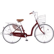 シティサイクル Luckle（ラックル） 26型 変速なし フラッシュボルドーレッド DL60L51 OR17