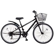 子ども用自転車 JUMPER Jr.(ジャンパー・ジュニア) 22型 外装6段変速 マッドブラック CJP22651 OK08