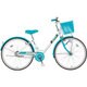 子ども用自転車 V sign Jr（Vサインジュニア） オートライトタイプ 24型 変速なし ホワイト/シーグリーン FRVJ24A52 OWG5