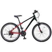 マウンテンバイク California Sky M(カルフォルニア スカイ M) 38cm 26型 外装21段変速(フロント3段×リア7段) マットブラック/レッド BCSM3851 OKR7