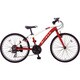子ども用自転車 California Sky Jr（カルフォルニア スカイ ジュニア） 24型 外装21段変速（フロント3段×リア7段） マットレッド/ホワイト CCSC2451 ORW8