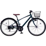 クロスバイク EX-CROSS Urban(EXクロス アーバン) 380mm 27型 外装7段変速 ネイビーブルー BEU38L51 OB24