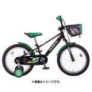 幼児用自転車 瞬足(SYUNSOKU) 16型 ブラック/グリーン FSY1651 OkG3