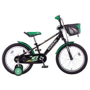 幼児用自転車 瞬足(SYUNSOKU) 18型 ブラック/グリーン FSY1851 OKG3