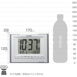 ヨドバシ.com - リズム時計 8RZ168SR08 [電波置き時計 フィット