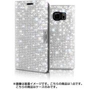 Galaxy S6 edge用ケース ペルシャンレザーダイアリー シルバー DP6323GS6E