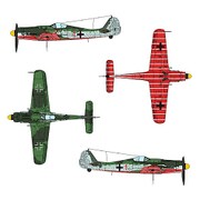 ANM222700501 [1/87スケール FW-190D9 赤1]