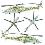 ANM223600011 [1/87スケール Mil-24D HIND-D ドイツ民主共和国赤い陸軍西グループ]