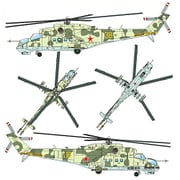 ANM223600021 [1/87スケール Mil-24D HIND-P ドイツ民主共和国赤い陸軍西グループ]