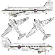 ANM224709021 [1/87スケール ダグラスC-47 NASA]