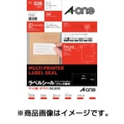 ラベルシール プリンタ兼用 A4 24面 上下余白付 22シート入 + お試しサンプルキレイにはがせるタイプ 2シート入 72324S