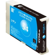 互換リサイクルインクカートリッジ エプソン ICC54L シアン(顔料) ECI-E54L-C