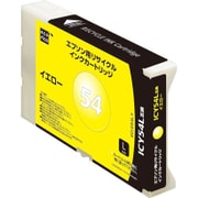 互換リサイクルインクカートリッジ エプソン ICY54L イエロー(顔料) ECI-E54L-Y