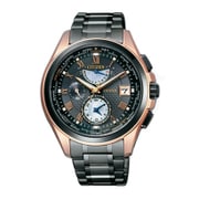 EXCEED Eco-Drive 電波時計 LIGHT in BLACK AT9055-54E