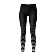 PH422PA77 [9分丈タイツ Gradation Border Tights レディース Mサイズ ブラック]