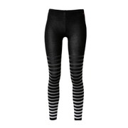 PH422PA77 [9分丈タイツ Gradation Border Tights レディース Lサイズ ブラック]