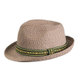 PH318HW23 [TRICOLORED STRAW HAT M/ヘッドウェア BE Mサイズ]