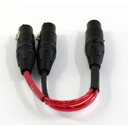 6.3mm ステレオプラグ-4PIN XLRメス アダプタ 2HEHP-6.3