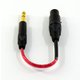 2×3 PINXLRメス-4PIN XLRメス アダプタ 2HEHP-2XLRF