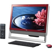 LAVIE Desk All-in-one DA370/BA 21.5型ワイド液晶/HDD1TB/DVDスーパーマルチ/Windows 8.1 Update 64ビット/クランベリーレッド PC-DA370BAR
