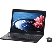 LAVIE Note Standard(ラヴィ ノート スタンダード) NS850/BAB 15.6型ワイド/HDD1TB(SSHD)/ブルーレイディスクドライブ/Windows 8.1 Update 64ビット/クリスタルブラック PC-NS850BAB